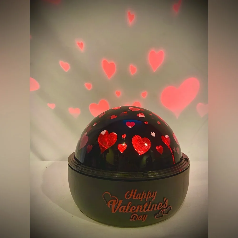 Valentines Day Spinning Red/Purple Mood Light